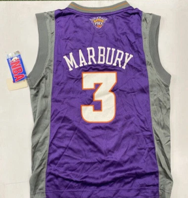 Nike Phoenix Suns Stephon Marbury #3 NBA Niños Camiseta Juvenil Talla Grande 14-16 Nueva Foto 1 de 4