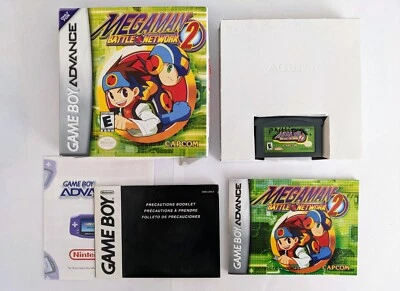 Mega Man Battle Network 2 (Nintendo 2002 GBA) Completo CIB con Insertos Probados Foto 1 de 4