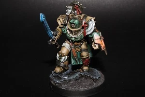 Warhammer 40k Dark Angels Deathwing Terminator Captain Well Painted - Picture 1 of 6