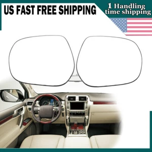 Espejo retrovisor lateral izquierdo+derecho lente de vidrio térmico para Lexus GX460 LX570 2010-15 - Imagen 1 de 12