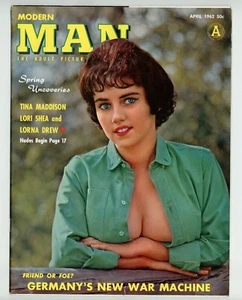 Modern Man 1962 Lorna Drew, Lori Shea, Tina Maddison 60pgs Pinup Magazine M33048 - Picture 1 of 2