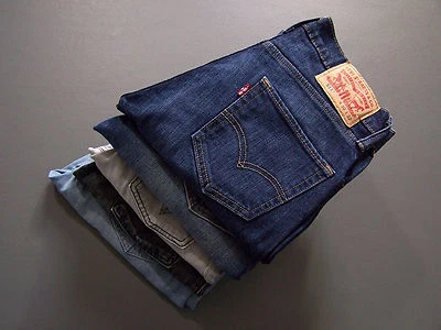 Vintage Levis 511 Stretch Denim Jeans Elastane Slim Straight Leg - Image 1 of 4