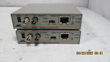 Lot of 2 Allied Telesyn AT-MC13 Ethernet Media Converter w/OUT POWER Adapter