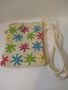 Xhilaration  Purse Bag Crossbody Crochet Small Starfish? NWOT - Picture 1 of 4
