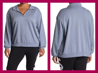 Nike ~ NSW Mujer Mujer Terry Francés Cremallera Cuello Pullover Talla 3X $65 Nuevo con Etiquetas Foto 1 de 3