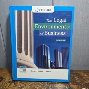 The Legal Environment of Business - Hardcover, by Meiners Roger E.; - Good - Picture 1 of 6
