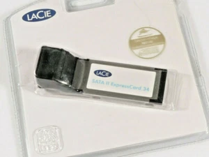 PRL) LaCie SATA II EXPRESS CARD 34 & 54 SLOTS PLUG PLAY UP TO 3 GBITS/s WIN MAC - Picture 1 of 5