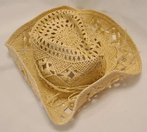 Cowboy Hat Girls Summer Beach Western Cowgirl Brown Ombre - Picture 1 of 2