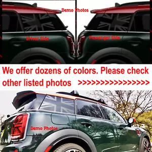 Union Jack Trunk Side Window Vinyl Decals for Mini Cooper Countryman F60 2017-23 - Picture 1 of 19