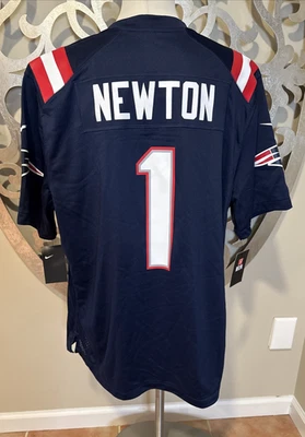 Nike New England Patriots Jersey Cam Newton On Field XL Extra Grande NUEVO NUEVO CON ETIQUETAS Foto 1 de 4