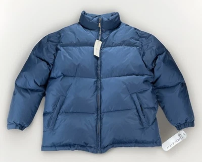 Abrigo acolchado Joseph Abboud de colección nuevo con etiquetas para hombre mediano alto azul plumón y plumas chaqueta esquí Foto 1 de 4