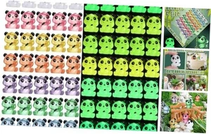 35 Pcs Luminous Mini Panda Figurines Miniature Cute Animals Landscape Elegant - Picture 1 of 7