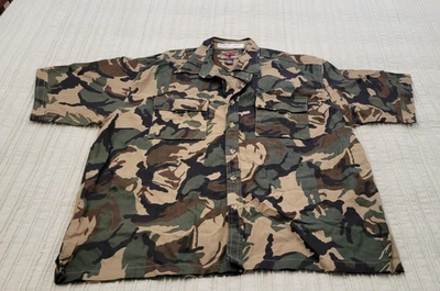 LKNU Ranger Merrill & Forbes Shirt Short Sleeve Men's XL Camouflage Hunting Vint - Image 1 of 4