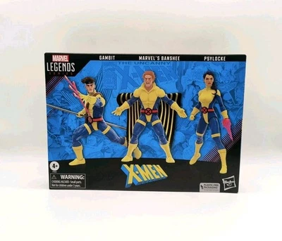 Coleção de bonecos de ação Hasbro Marvel Legends X-Men 60º aniversário lacrada - Imagem 1 de 4