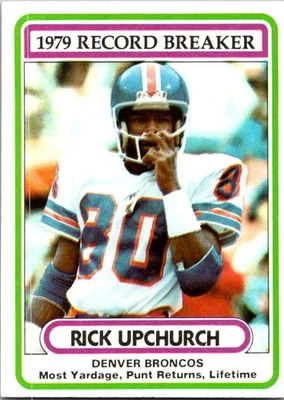 Rick Upchurch 1980 Topps #5 Denver Broncos - Image 1 of 2