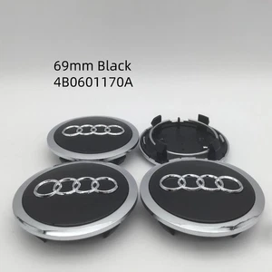 4 X TAPPO COPRIMOZZO 69 MM AUDI BORCHIA CERCHI LEGA A3 A4 A5 A6 A8 TT RS4 Q5 Q7 - Foto 1 di 1
