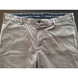 Pantalón chino Brook Brothers Clark Fit Advantage para hombre 36x33* gris algodón recto - Imagen 1 de 10