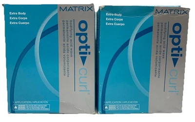 Kit de 2 paquetes Matrix Opti Curl Extra Body Bodifying Acid Wave Perm Foto 1 de 4