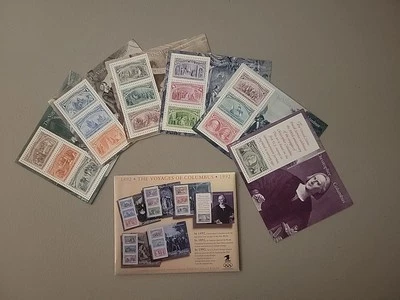 US Scott # 2624 - 2629 Complete Set of 6 Panes Voyages of Columbia Mint MNH - Image 1 of 3