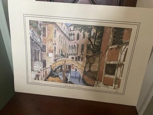 Original Venice Paining From Venice Italy Water Colour - Picture 1 of 1