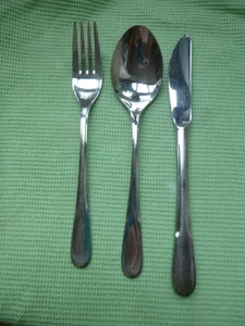 WMF Cromargan Bamberg 3tlg.  Menübesteck Messer Gabel Löffel -mehrere vorhanden - Bild 1 von 3