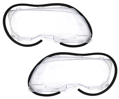 Scheinwerfer Streuscheiben Set für 3er BMW E46 Coupe Cabrio -2003 links rechts - Bild 1 von 4