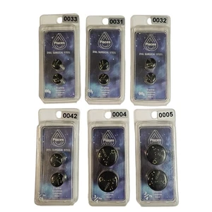 PISCIS Constelación Zodiaco Oreja Joyería Enchufe 316L Acero Quirúrgico Venta al por mayor 6 - Imagen 1 de 7