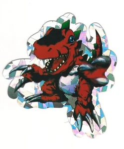 Digimon - Tyranomon - Vending Machine Sticker - Picture 1 of 1