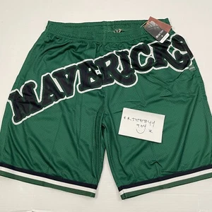 $80 Mens Size 3XB Mitchell & Ness Dallas Mavericks Sublimated Logo Mesh Shorts 4 - Picture 1 of 15