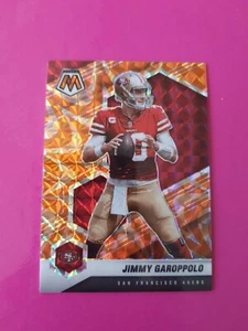 2021 Jimmy Garoppolo Orange Reactive Prizm Mosaic Sandwiches #173 49ers - Picture 1 of 2