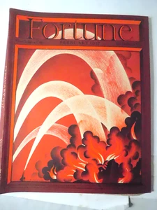 1937 FORTUNE Magazine Feb. Great Ads & Articles -Petruccelli Cover - Picture 1 of 16
