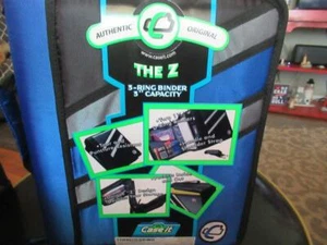 Case-It The Z 3 Ring Binder 3 inch Capacity Z-176 Blue NWT - Picture 1 of 5