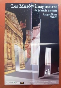 CNBDI ANGOULÊME  Affiche Les Musée imaginaires de la bd. 40 x 60 cm. - Picture 1 of 1