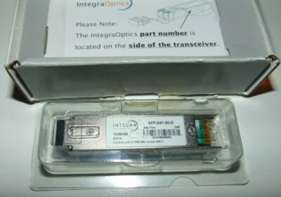 Integra SFP/XFP Transceiver XFP DWDM 1539.77nm 80km, 10Base. #XFP-D47-80-D * NEW - Image 1 of 3