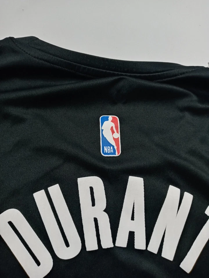 Brooklyn Nets Basketball Jersey Durant Boys Size XL 18-20 Black Shirt - Image 1 of 4
