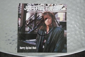Joe Lynn Turner - Hurry Up and Wait CD Album signed / autograph / signiert - Picture 1 of 2