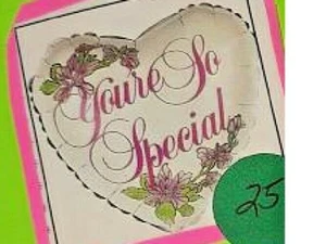 18" Your'e So Special Floral Script Mylar Balloon with self sealer - Picture 1 of 1