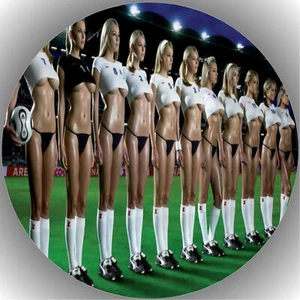 Tortenaufleger Geburtstag Party Tortenbild Fondant Oblate Fussball  P7 - Bild 1 von 1