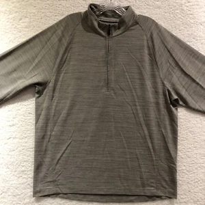 Tommy Bahama Sweater Mens Size Large Gray Zip Pullover Sweatshirt Marlin - Picture 1 of 16