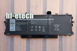 GHJC5 59.6Wh New Laptop Battery for Latitude 9420 2-in-1 Series 31CP5/81/71 - Picture 1 of 2
