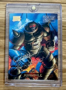 1994 Fleer Marvel Masterpieces Signature Card #60 JUNKPILE - Mint + NEW CASE! - Picture 1 of 4