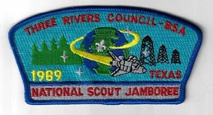 Three Rivers Council-BSA JSP 1989 National Scout Jamboree Texas RBL Bdr. [TX-221 - Imagen 1 de 1