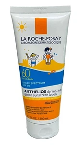 La Roche Posay Anthelios Dermo Kids Gentle Sunscreen Lotion SPF 60 200ml 6.7oz - Picture 1 of 3