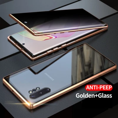 Funda de vidrio magnético antiespía 360° para Samsung Galaxy S25 Ultra S24 S23 S22 S21  Foto 1 de 4