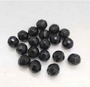 12mm Glass Faceted beads, Matt Czech Pack of 50 Beads - Picture 1 of 2