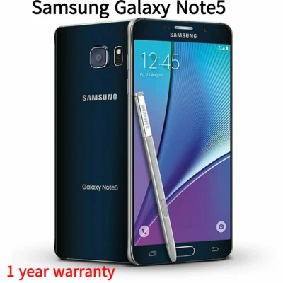 Samsung Galaxy Note5 N920A N920T N920V N920P 32GB Unlocked Smartphone New Sealed - Image 1 of 4