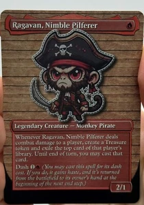 Ragavan, Nimble Pilferer Proxy Card with Custom designed art - Picture 1 of 2