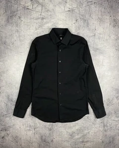 G Star Raw Black MIB Long Sleeve Button Up Shirt Size M Luxury - Picture 1 of 13