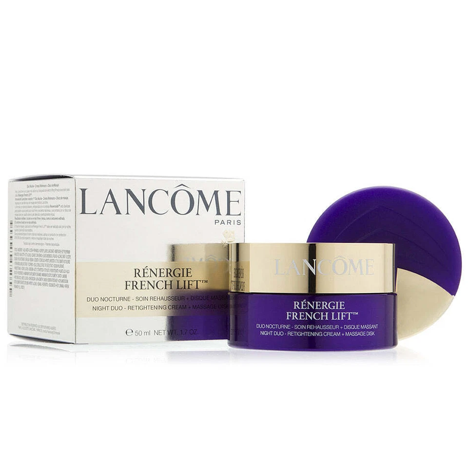 Lancome Renergie French Lift Night Duo Crema Reafirmante + Disco de Masaje (50 g/1 Foto 1 de 1