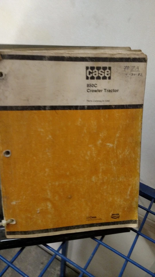J I CASE 850C CRAWLER TRACTOR DOZER PARTS MANUAL CATALOG  - Image 1 of 1
